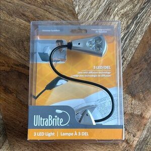 Silver UltraBrite LED Reading Light